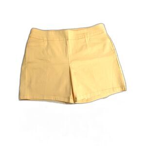 Croft & Barrow Woman's Yellow Effortless Stretch Shorts